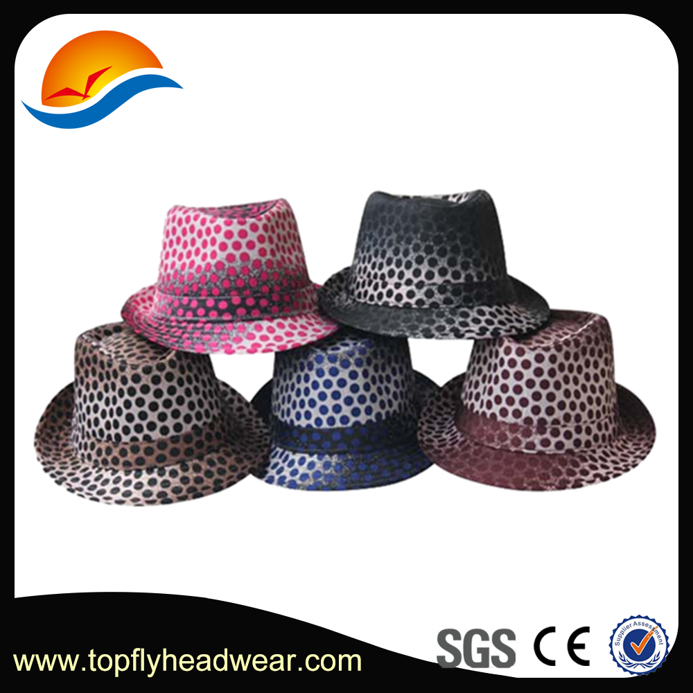 100% Cotton Heat Transfer Printed Fedora Hat Wave Point - Sgs (1000x1000), Png Download