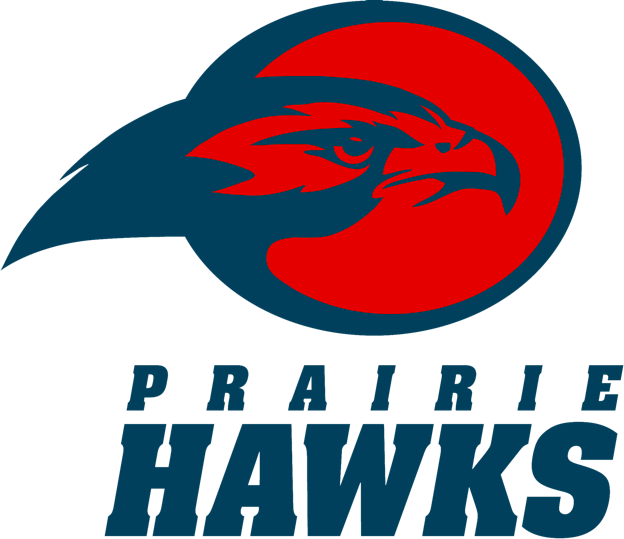Hawks Logo Png - Prairie Hawks Racine (624x539), Png Download