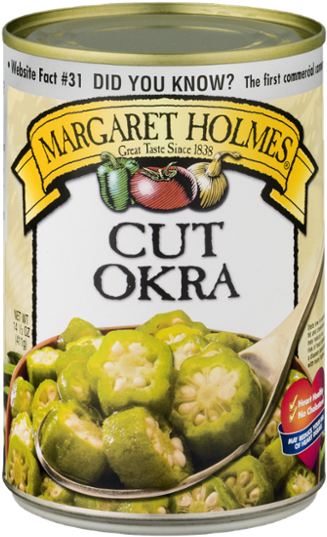 Variety Vegetables - Margaret Holmes Tomatoes And Okra - 14.5 Oz Can (389x600), Png Download