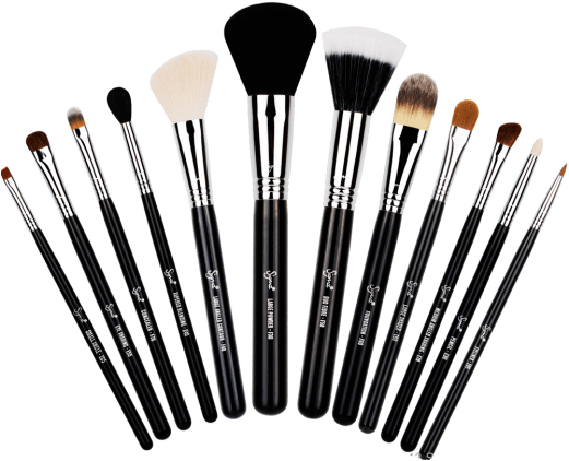 Range Of Makeup Brushes - Brochas Esenciales Para Maquillaje (520x520), Png Download