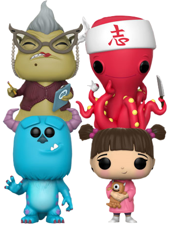 Monsters - Boo Pop Vinyl Monsters Inc (347x462), Png Download