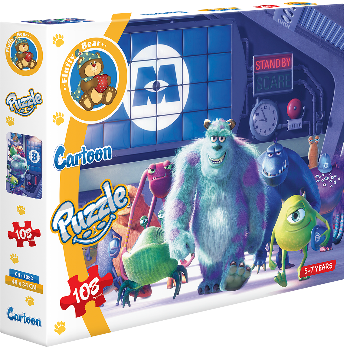 Monsters, Inc. (1200x1209), Png Download