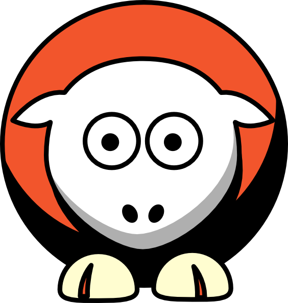 Sheep San Francisco Giants Team Colors Svg Clip Arts (564x594), Png Download