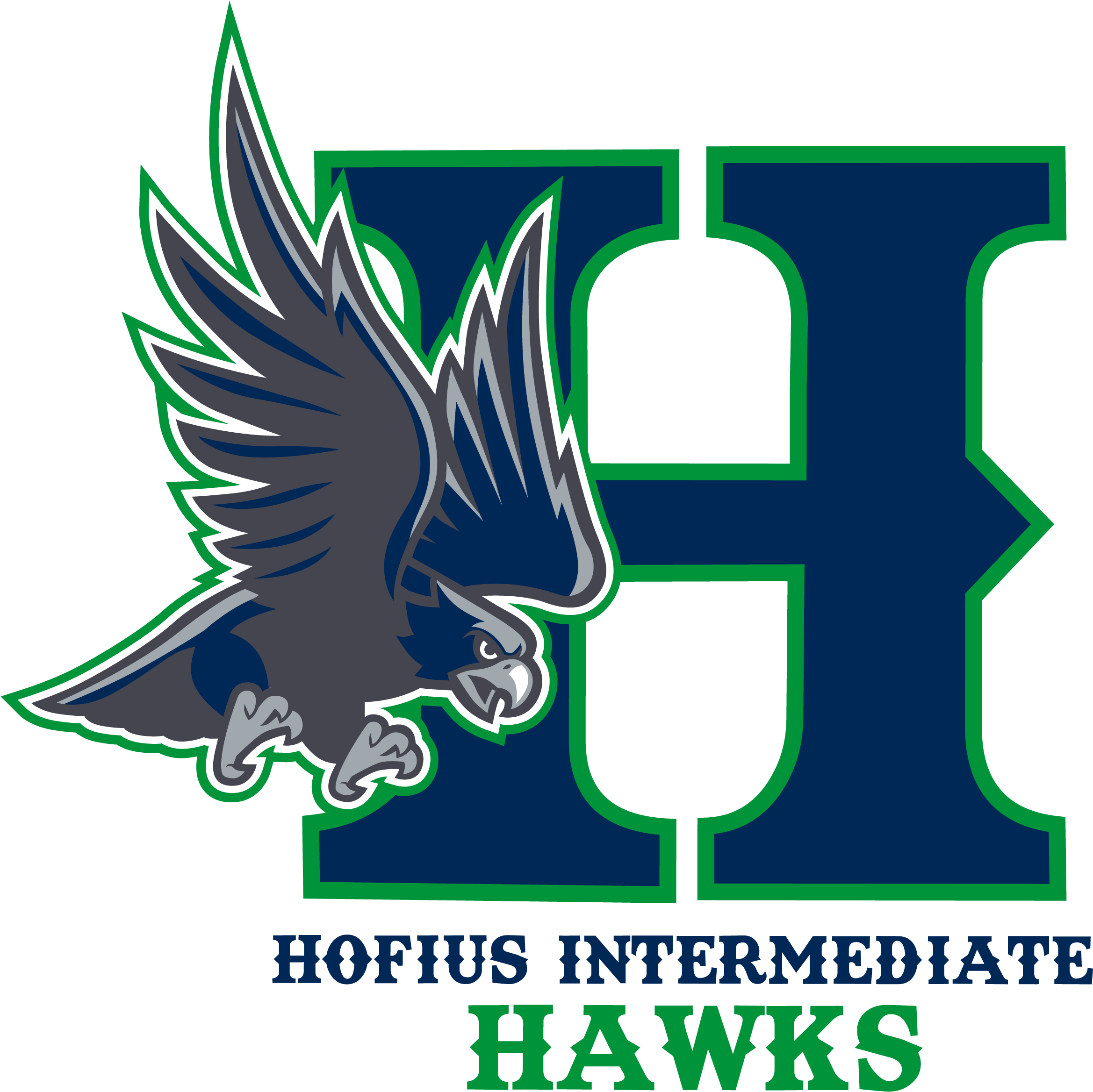 Hofius Hawks Logo - Hofius Intermediate School (2551x2551), Png Download