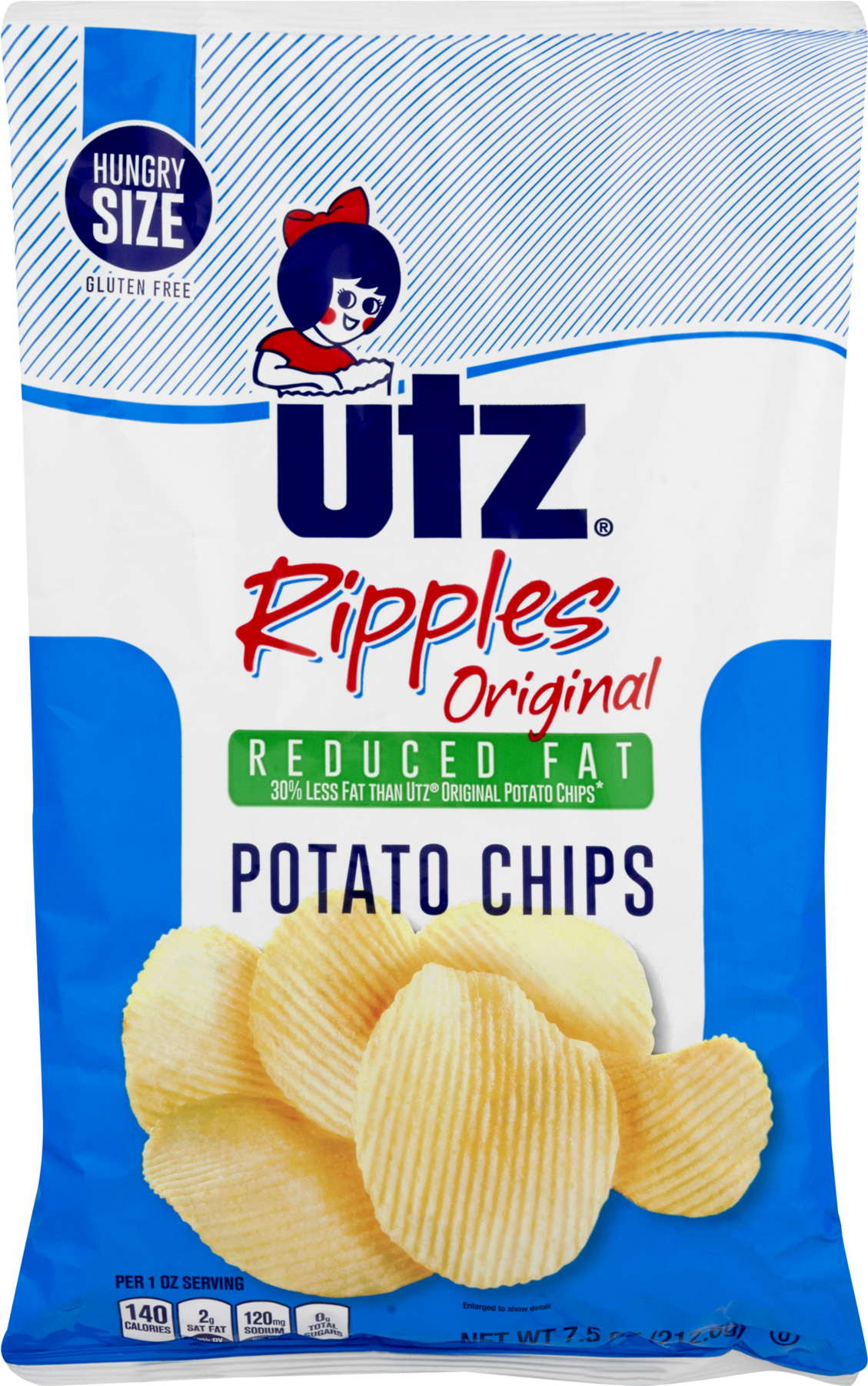 Utz Quality Foods Inc. Utz Ripple Potato Chips, 20 (1800x1800), Png Download
