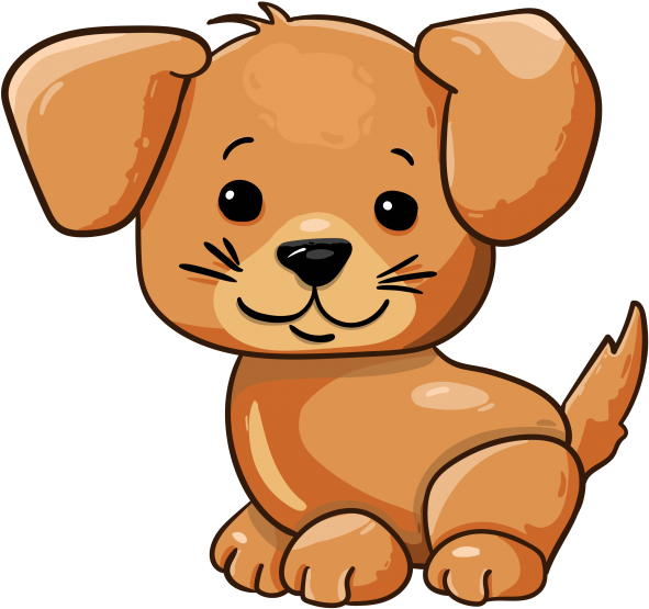 Cartoon Cute Puppy - Puppy (650x650), Png Download