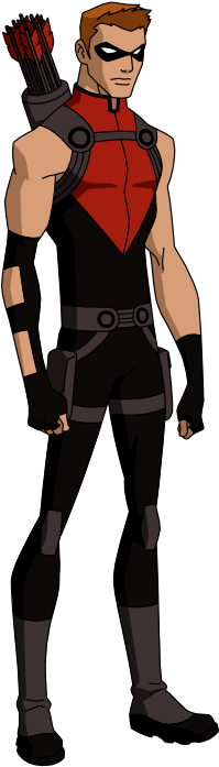 Red Arrow Dcu By Spiedyfan-d5firm6 - Roy Harper Young Justice Png (400x701), Png Download