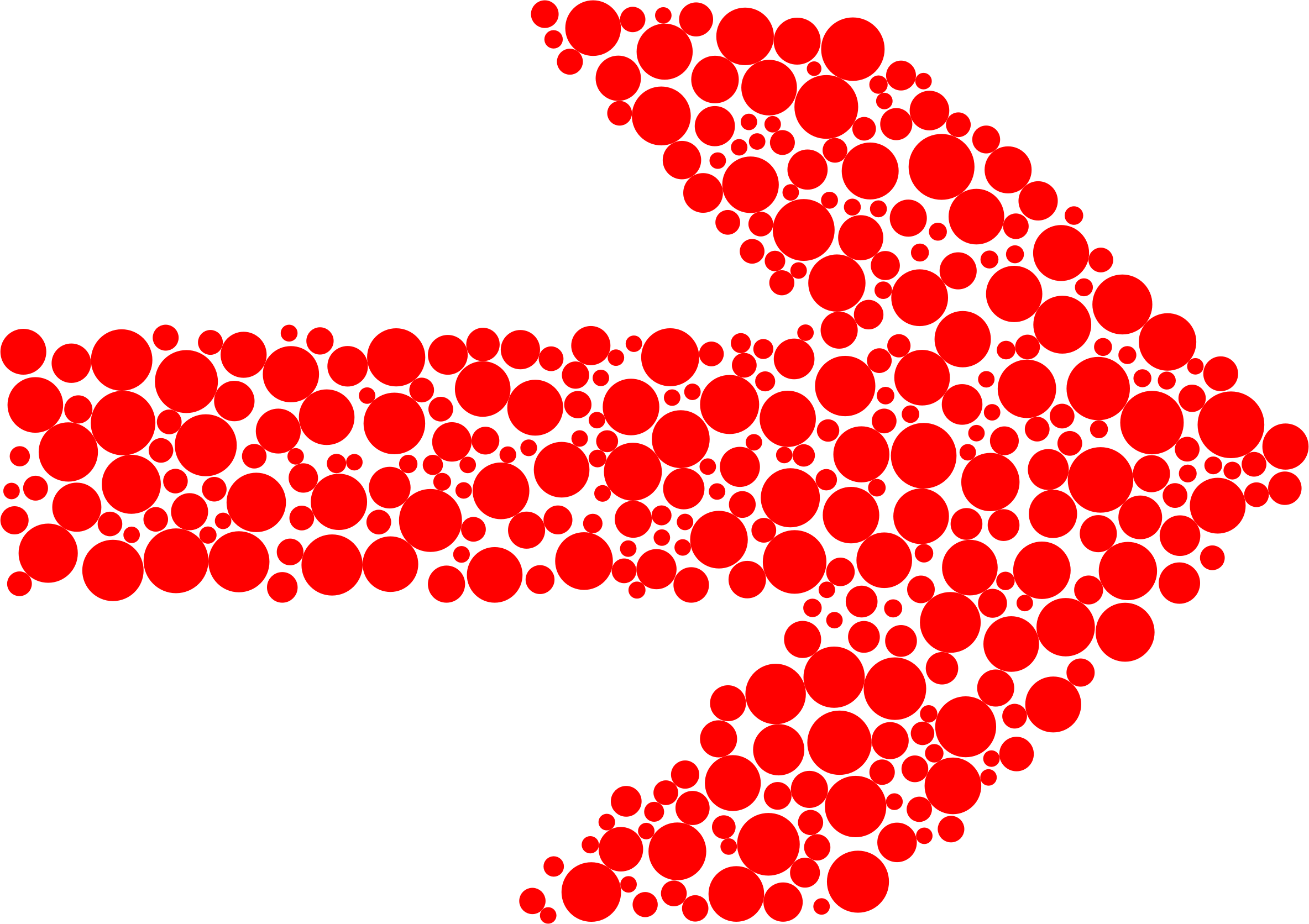 This Free Icons Png Design Of Red Circles Arrow (2368x1672), Png Download