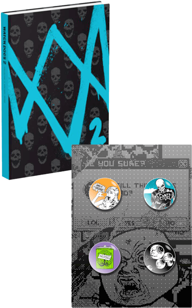 Watch Dogs 2 Strategy Guide - Watch Dogs 2: Prima Collector's Edition Guide (475x616), Png Download