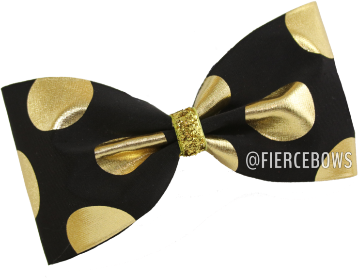 Jumbo Metallic Polka Dot Tailless Bow - Mask (800x800), Png Download