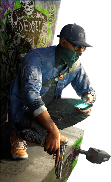 Render Watch Dogs - Watch Dogs 2 [xbox One Game] (384x599), Png Download