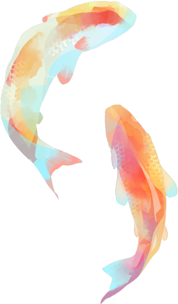 Not So Godofshinobi - Koi Fish Watercolor Png (500x643), Png Download