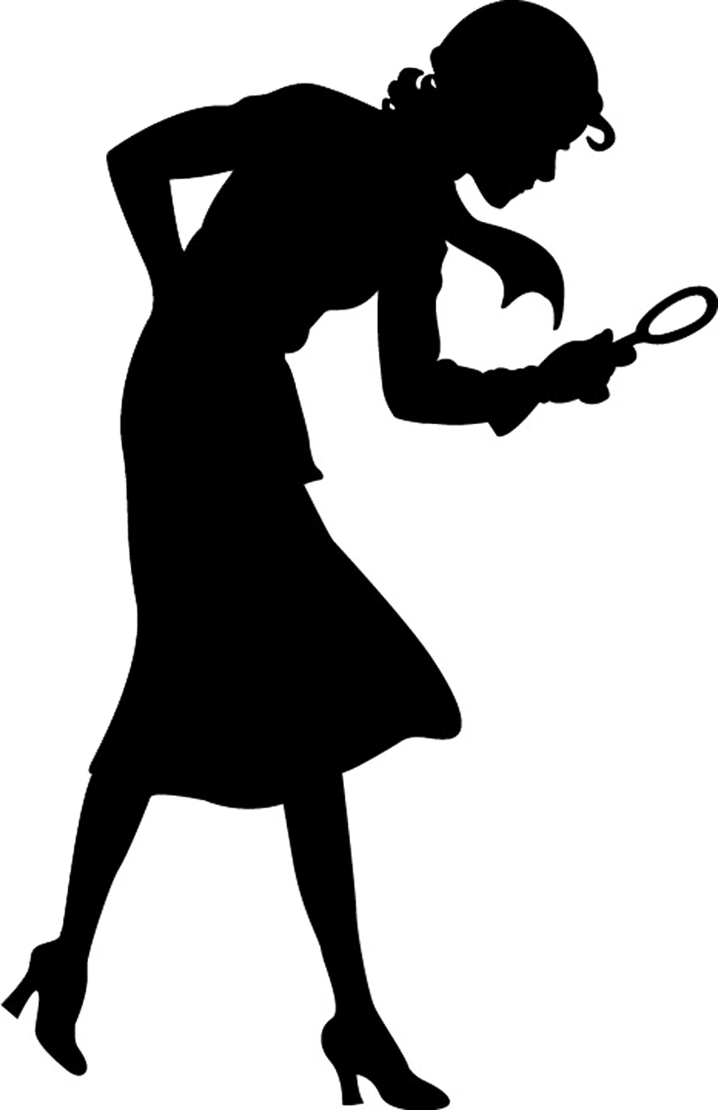 Guest Post - Nancy Drew Silhouette (777x1200), Png Download