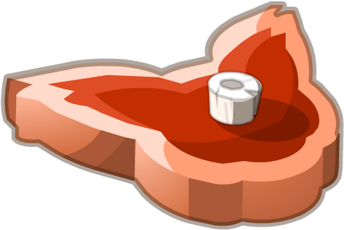 Tengu Snowfoux Meat - Illustration (500x500), Png Download