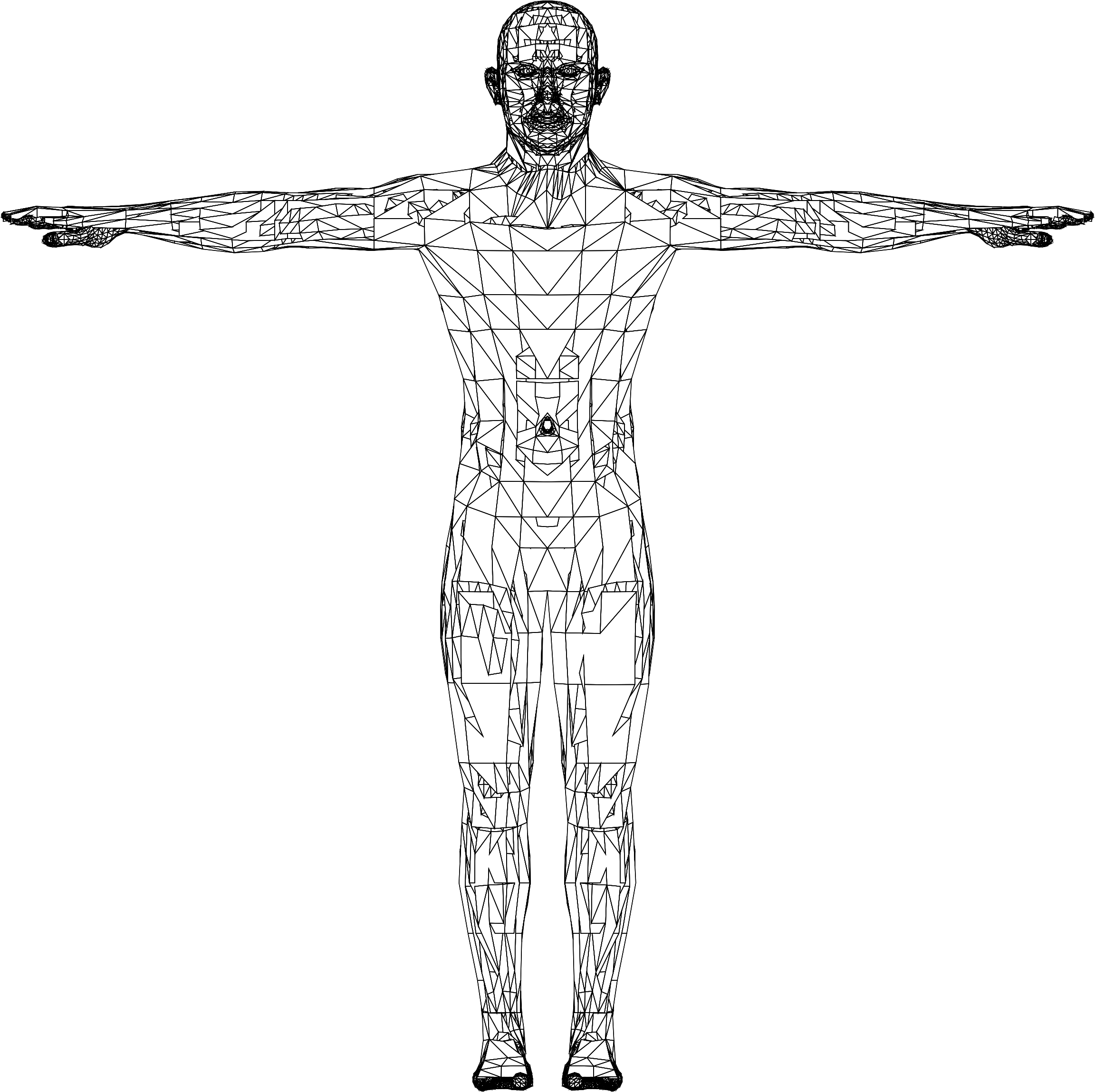 Big Image - Human Figure Human Icon Png (2304x2298), Png Download