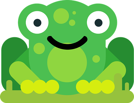 Frog, Animal, Comic, Comic Drawing - Frog (441x340), Png Download