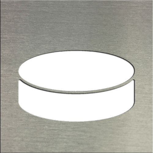 Hockey Puck - Circle (500x500), Png Download