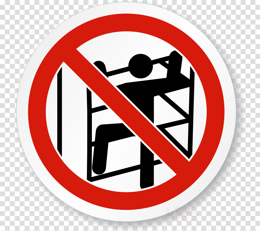 No Climbing Clipart Climbing No Symbol Clip Art (900x800), Png Download