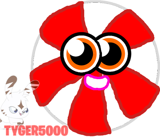 Swirly The Striped Sweetie (640x480), Png Download