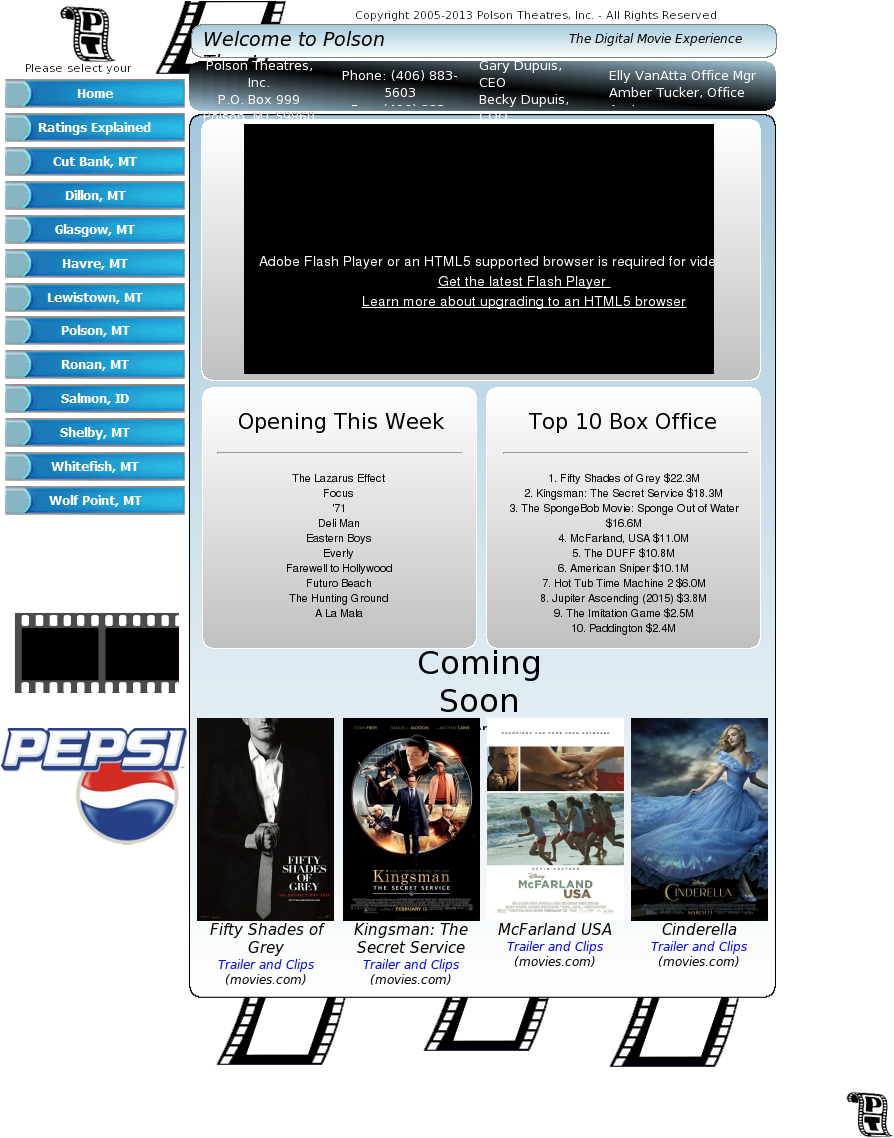 Polson Theaters Competitors, Revenue And Employees (1024x1147), Png Download