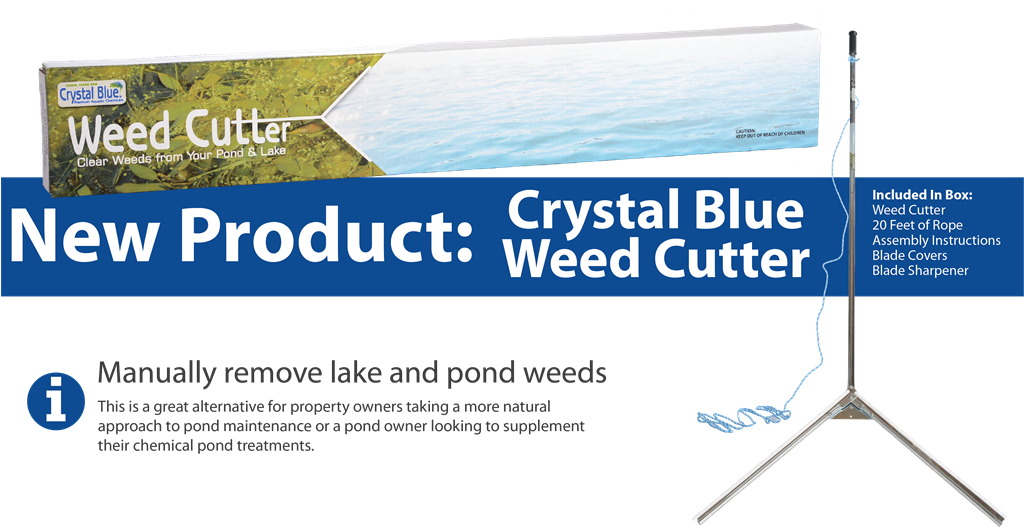 Crystal Blue Weed Cutter (1023x541), Png Download