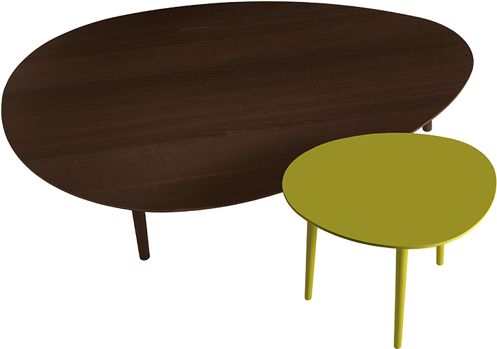 Coffee Tables With Wooden Top And Solid Wood Legs (1200x758), Png Download