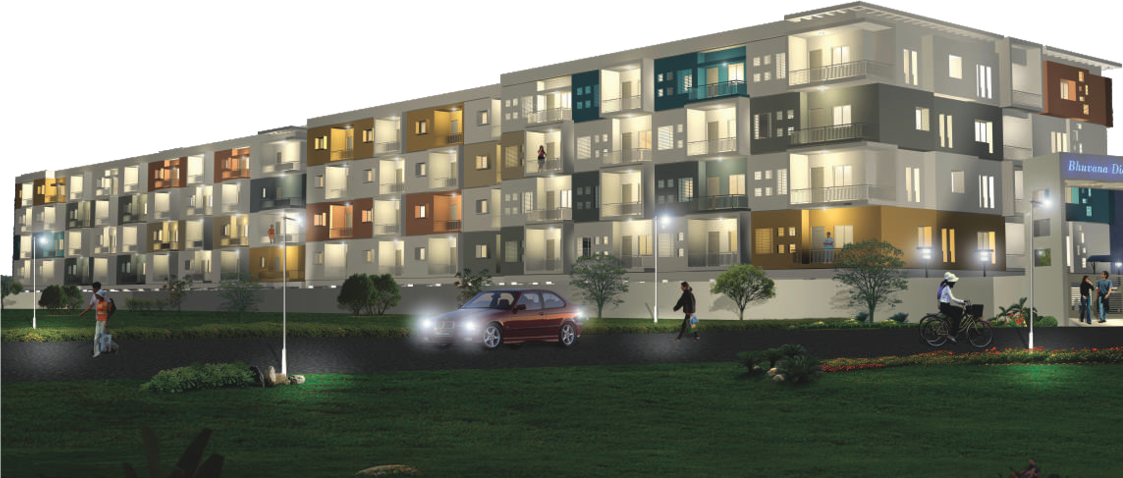 Bhuvana Diamond Hillothers (2263x1000), Png Download