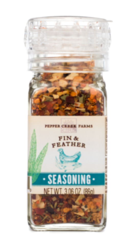 Fin & Feather Seasoning 3 Oz (990x1024), Png Download