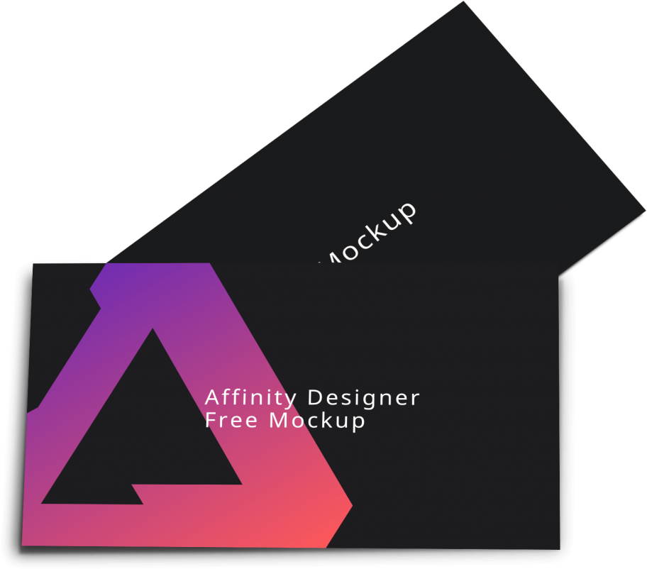 Large Size Of Business Card Rounded Corners Mockup (1084x885), Png Download