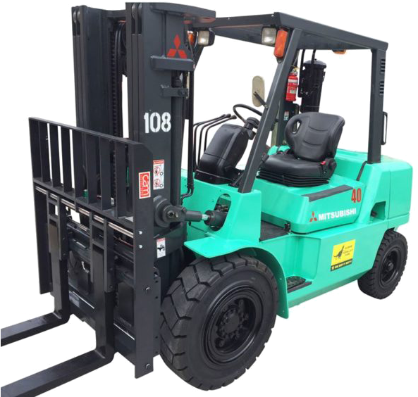 Mitsubishi Forklift (600x600), Png Download