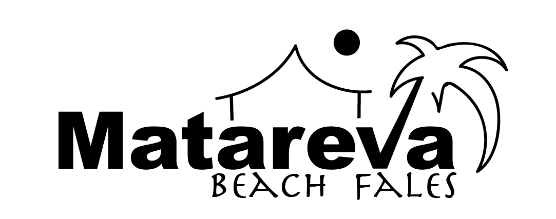 Matareva Beach Fales (1083x427), Png Download