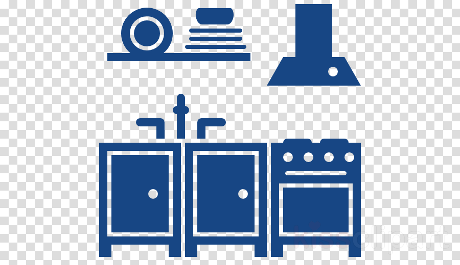 Kitchen Icon Png Clipart Kitchen Cabinet Furniture (900x520), Png Download