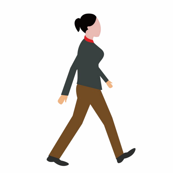 Walk Png (719x720), Png Download