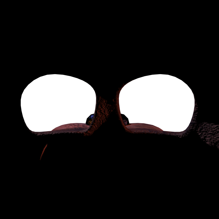 Lookingthroughthemask (768x768), Png Download