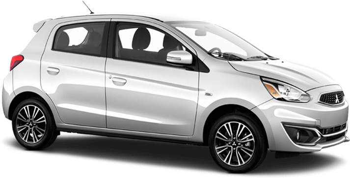 Starlight Silver Metallic 2018 Mitsubishi Mirage Exterior (940x460), Png Download