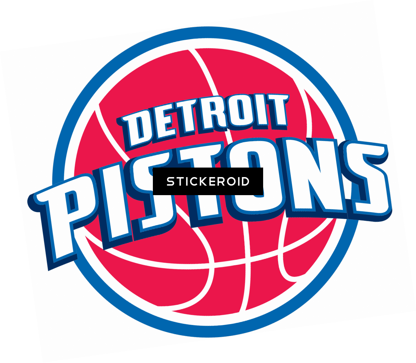 Detroit Pistons Logo (1358x1185), Png Download