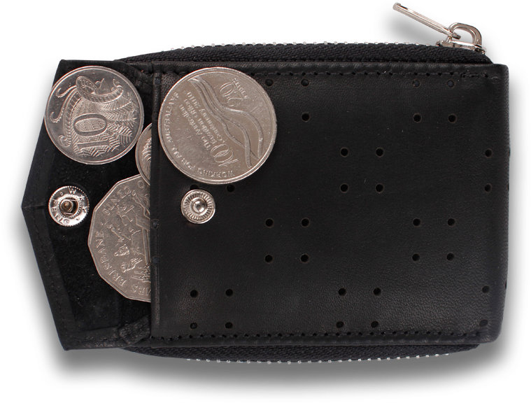 Wallet Black Grey Scale (800x800), Png Download