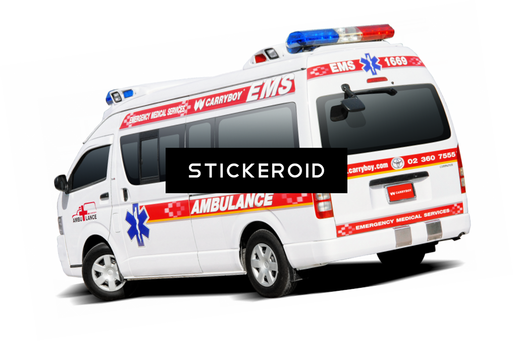 Ambulance Png 41sticker (1016x676), Png Download