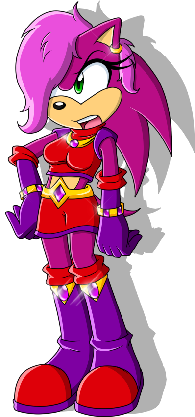 Sonia The Hedgehog (500x875), Png Download