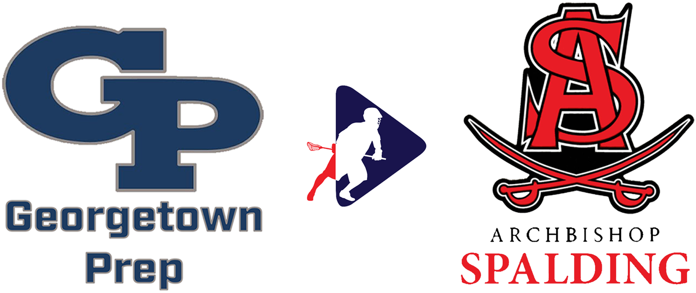 Gp Vs Archbishop Spalding Lax Logo (2500x1200), Png Download