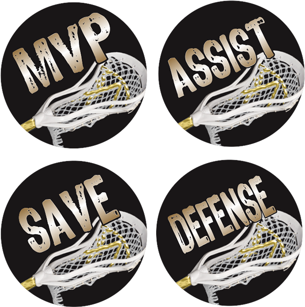 Full Color Lacrosse Award Decals (700x700), Png Download