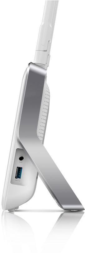 Dual Usb Ports For Easy Sharing (1349x843), Png Download