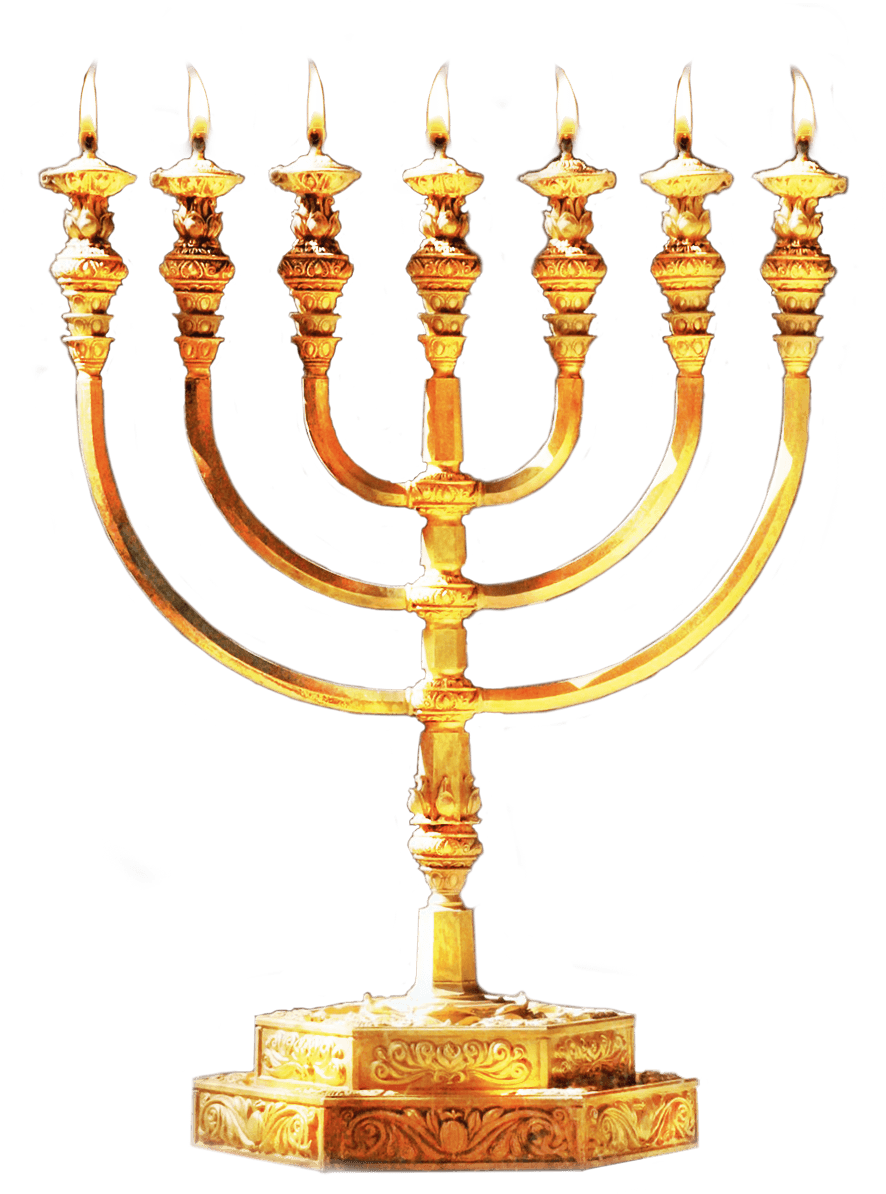 Menorah Gold - Judaism Menorah Transparent Back Ground (1069x1278), Png Download