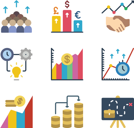 Economical Growth - Icon (600x564), Png Download