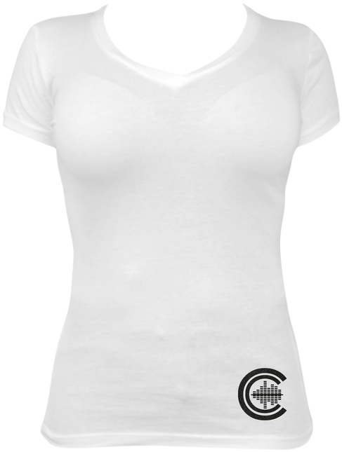 If You're The Kind Of Woman Who Feels Like The Classic - Women's Shirt With V Neck Png (498x656), Png Download