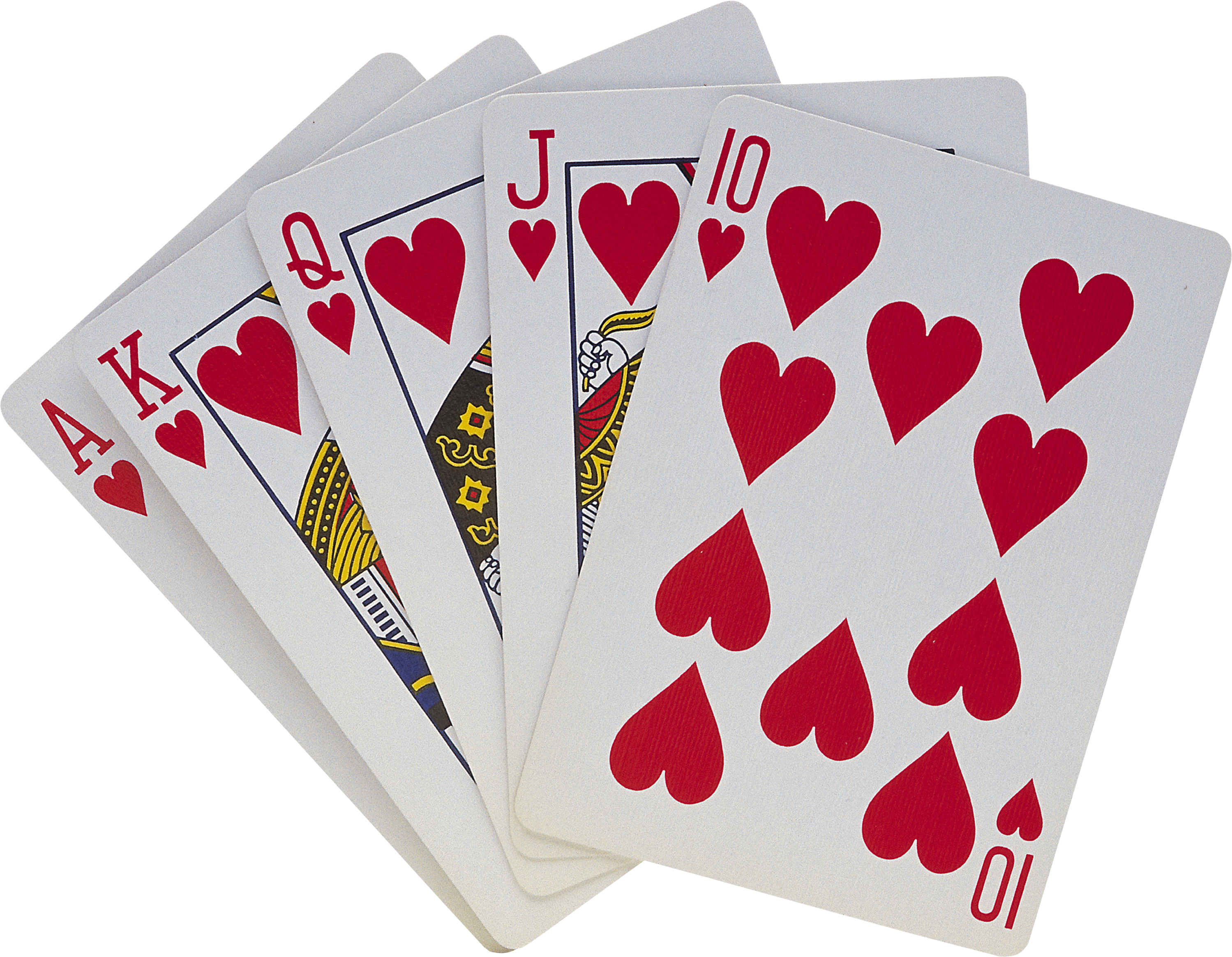 Jpg Freeuse Library Playing Card Royal Flush Clip Art - Playing Cards Clipart Png (2998x2329), Png Download