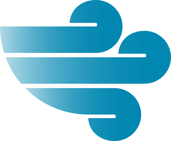 Wind Symbol Png - Wind Icon Png (600x495), Png Download
