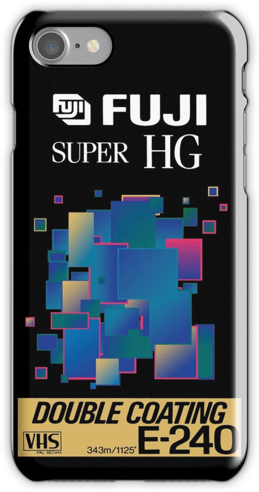 Retro Vhs Tape Vaporwave Aesthetic Iphone 7 Snap Case - Graphic Design (750x1000), Png Download
