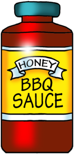 Honey Bbq Sauce Food Amp Drink Clipart Pinterest Clip - Clip Art Bbq Sauce (243x500), Png Download