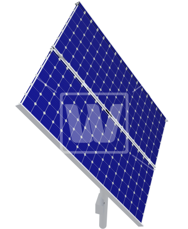 Dual Solar Panel - Solar Panel (367x550), Png Download